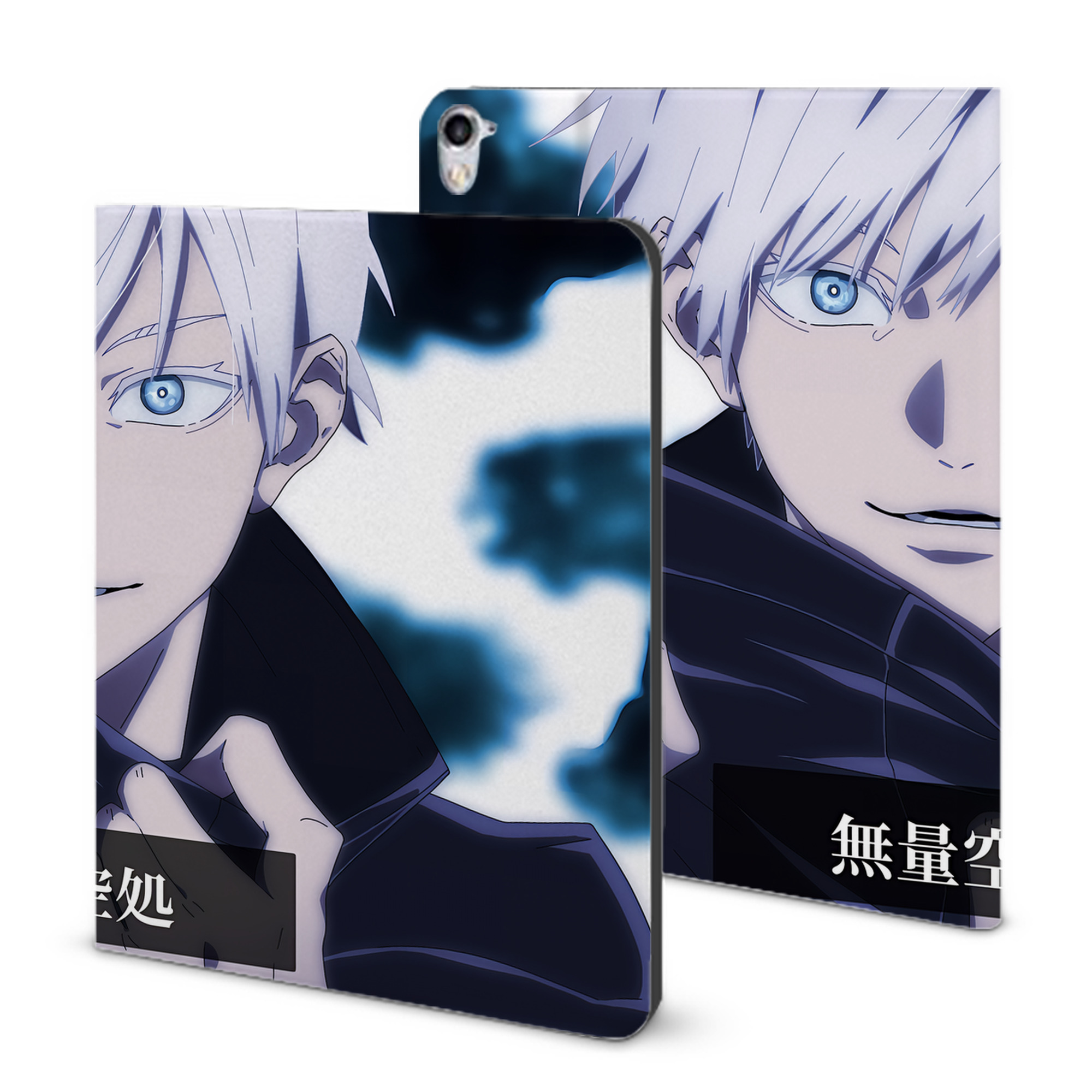 （画像用） 呪術廻戦 Jujutsu Kaisen IPad ケース ブック型 PUレザー TPU 耐衝撃 軽量 薄型 ペン収納なし 全面保護 IPad 各モデル対応